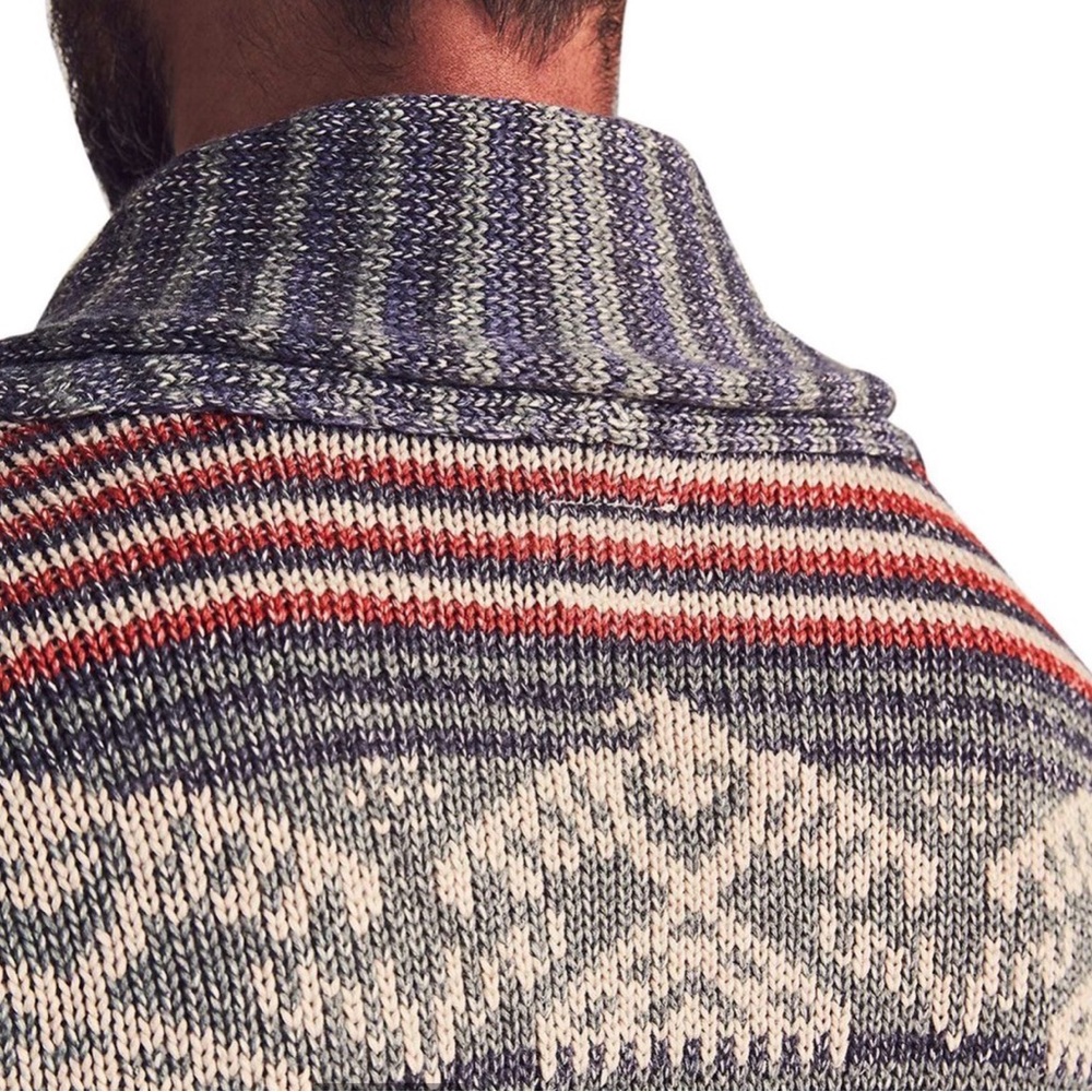 Faherty Men’s Thunderbird Serape Jacquard
Button Cardigan - Medium - EUC - Picture 5 of 14
